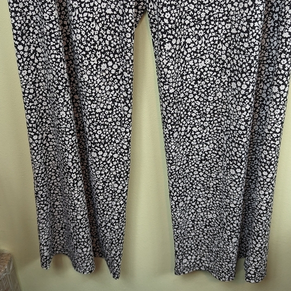 Michael Michael Kors Ditsy Floral Straight Leg Pull On Pants Sz 12 - Picture 4 of 10